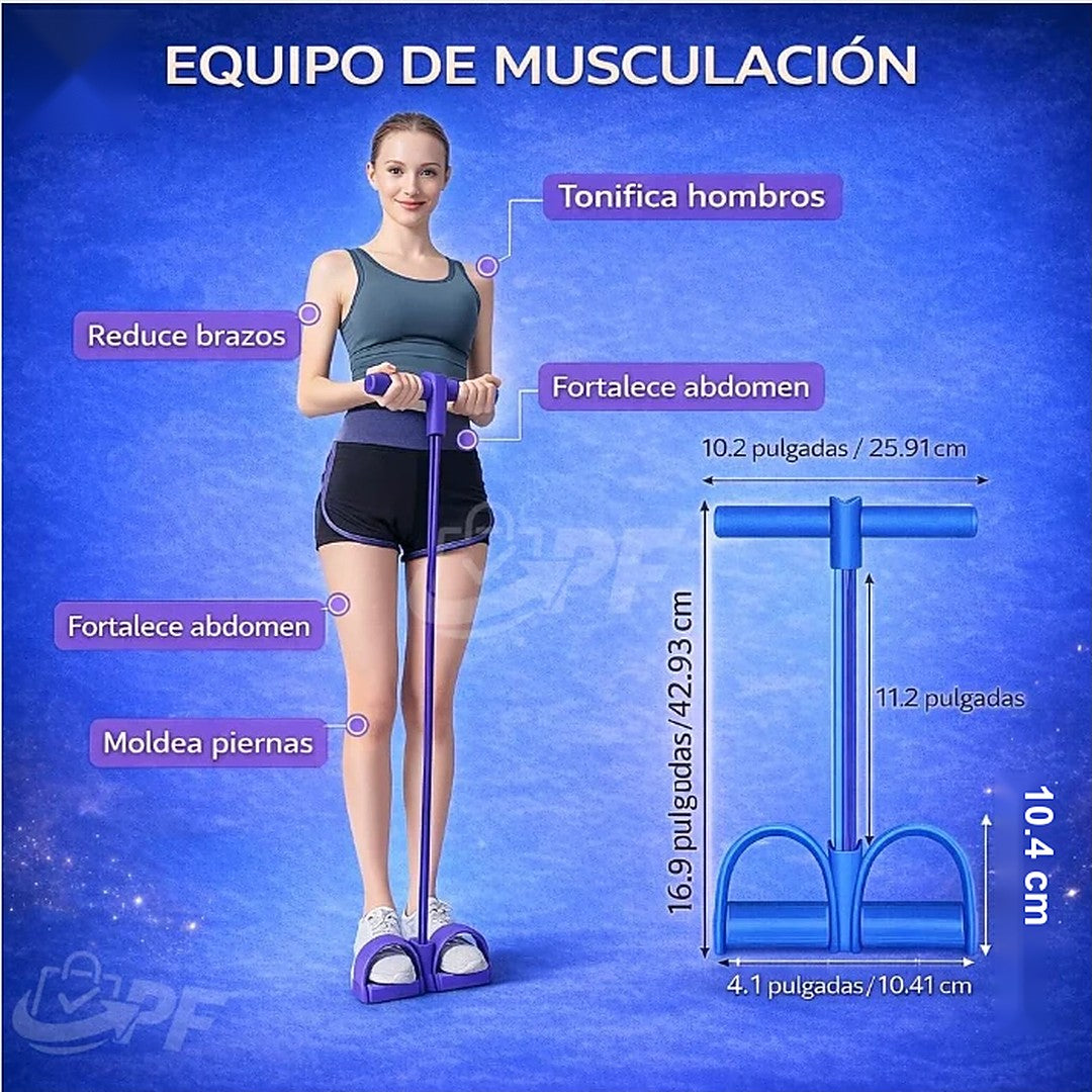 Medidas de la banda con pedales y zonas que trabaja