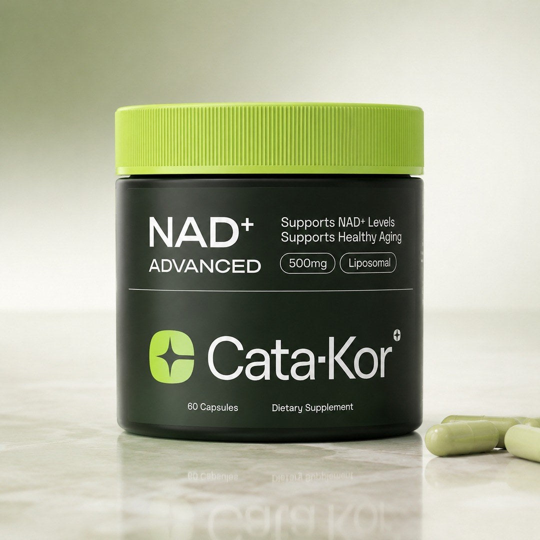 Cata·Kor NAD+ Advanced · 500 mg liposomal · 60 cápsulas