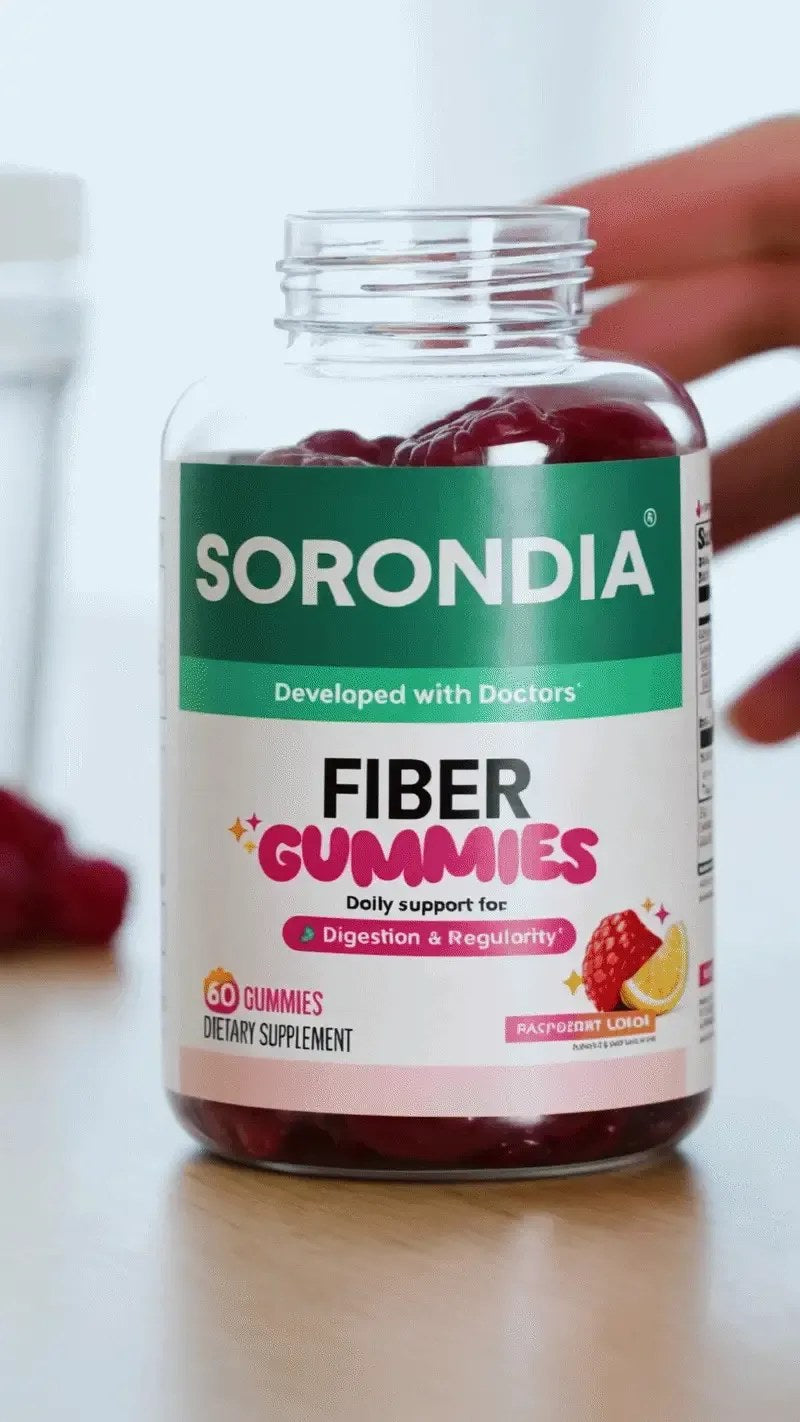 Frasco de Fiber Gummies 60 gomitas