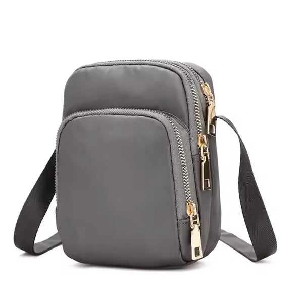 BOLSO HOMBRO CRUZADO LONA PORTACELULAR