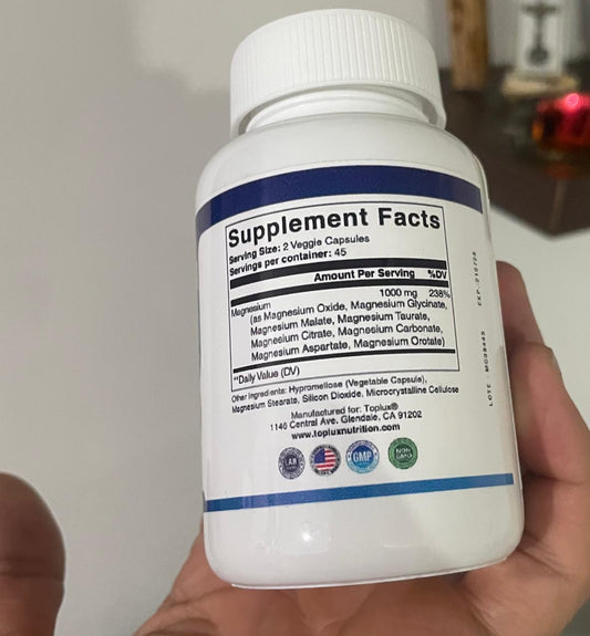 Magnesium Complex · 8 formas · 1000mg