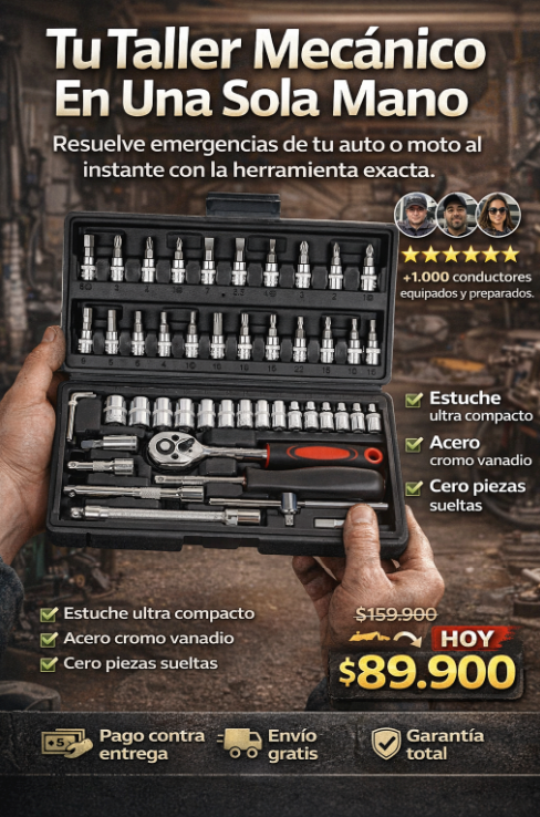 Juego de raches 46 piezas