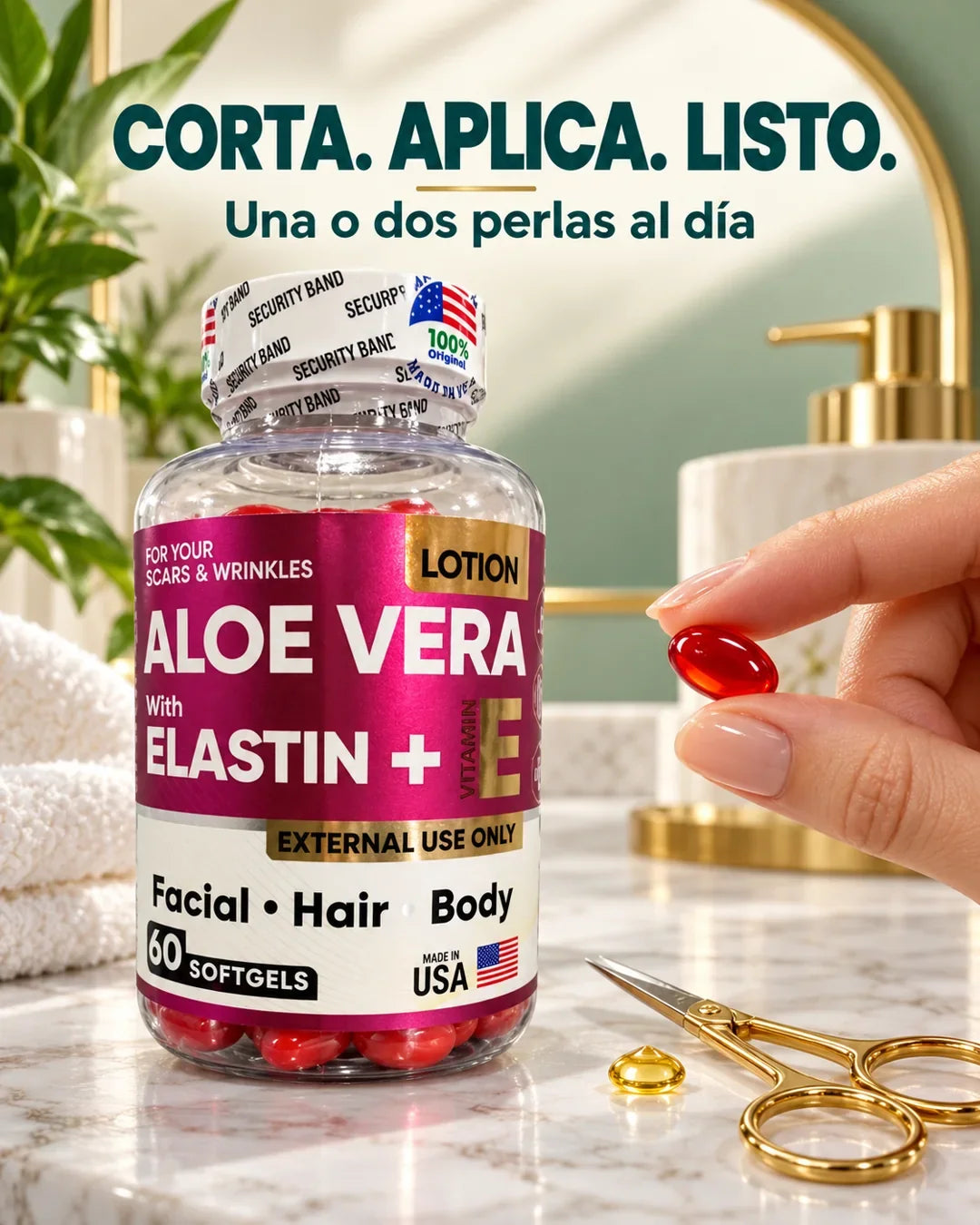 Corta la perla, aplica y listo