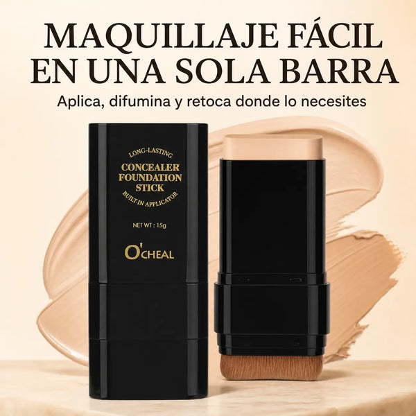 Base de Maquillaje en Barra O'Cheal · Cepillo Integrado 15 g