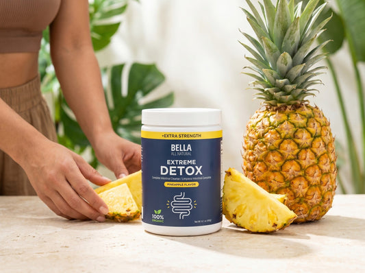 Bella Extreme Detox · Limpieza Intestinal · Sabor Piña · Fuerza Extra · 400g