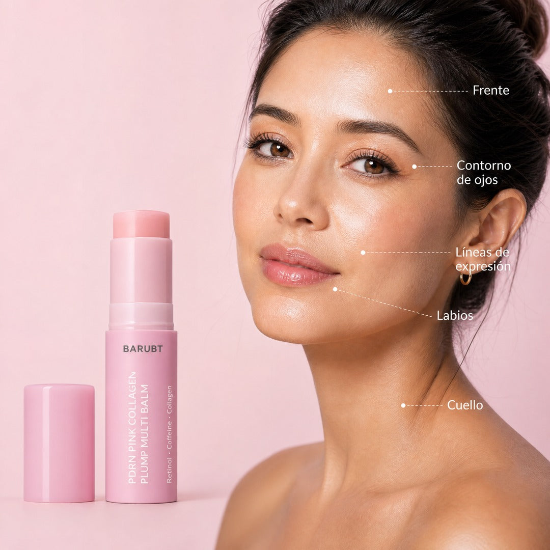 Zonas donde se aplica: frente, contorno de ojos, líneas de expresión, labios y cuello