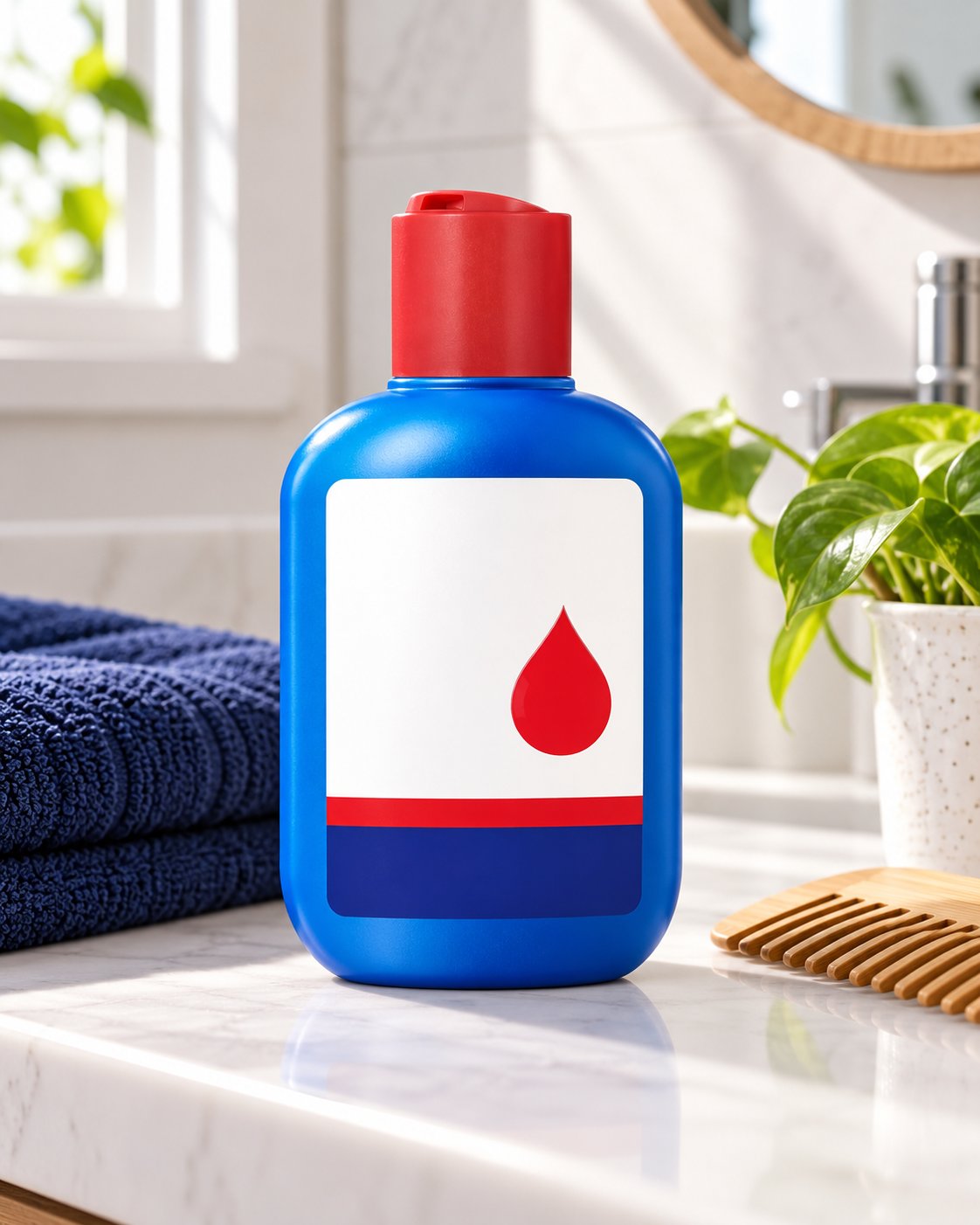 Frasco de shampoo anticaspa 300 ml