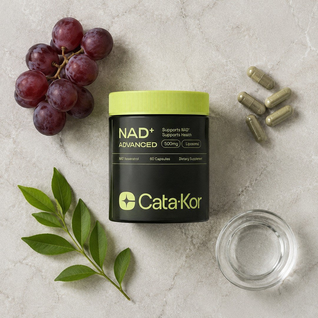 NAD+ y trans-resveratrol, el antioxidante de la uva