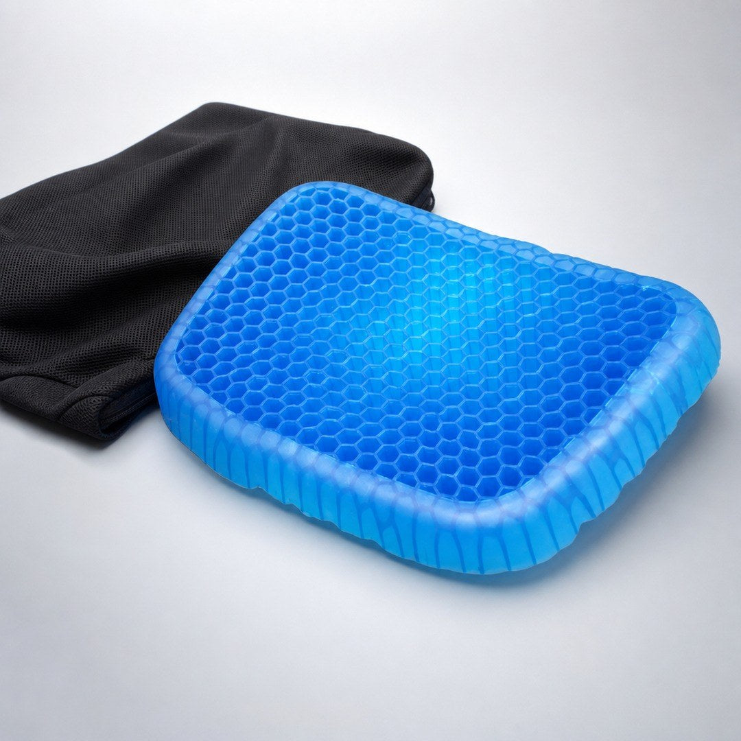 Cojín de silicona gel con funda negra incluida