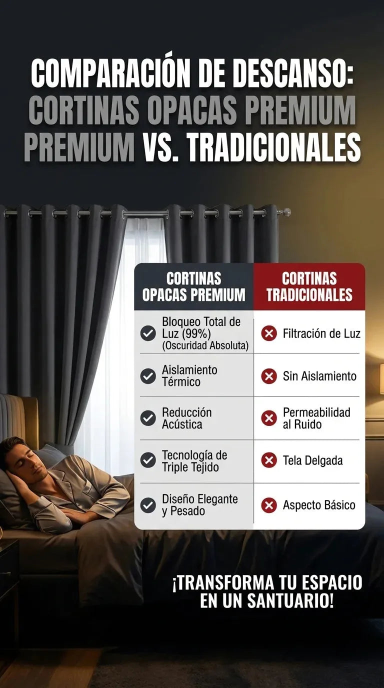 Medidas y detalles de las cortinas Jacquard