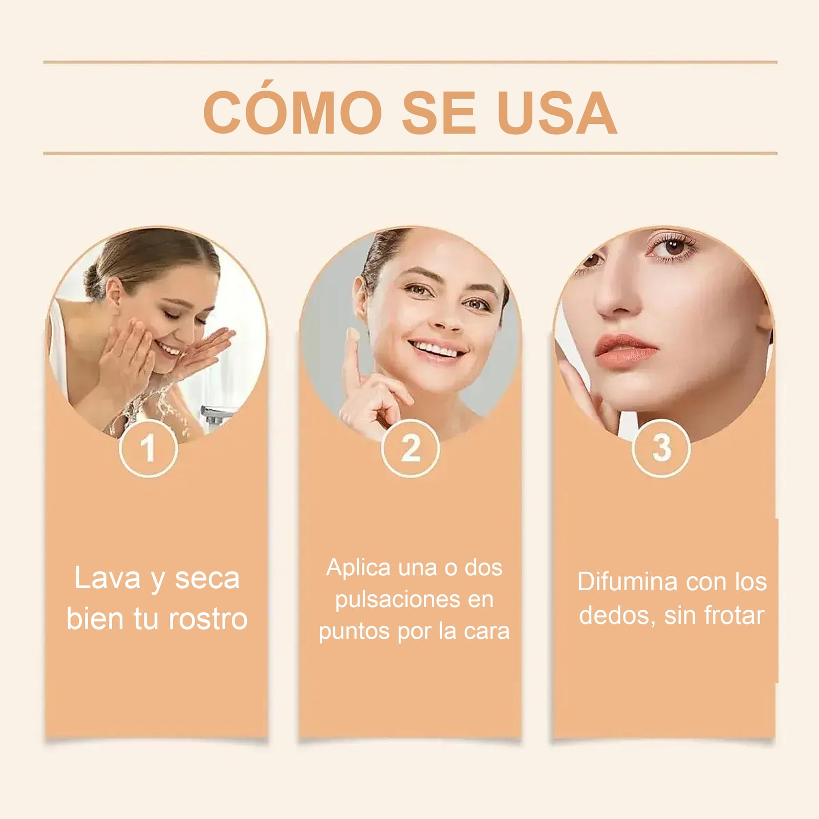 Cómo se usa en tres pasos