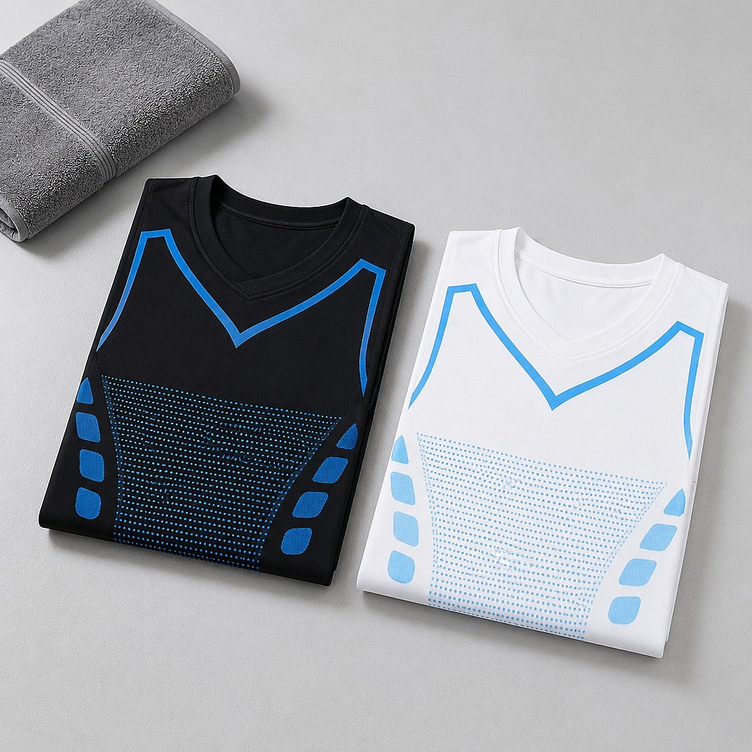 El pack trae dos camisillas de la misma talla