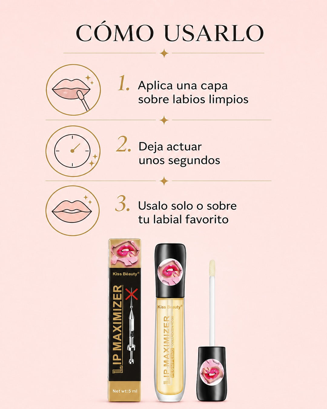 Cómo usarlo en 3 pasos