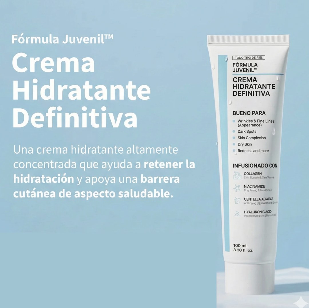 Crema Hidratante Definitiva Fórmula Juvenil 100 mL