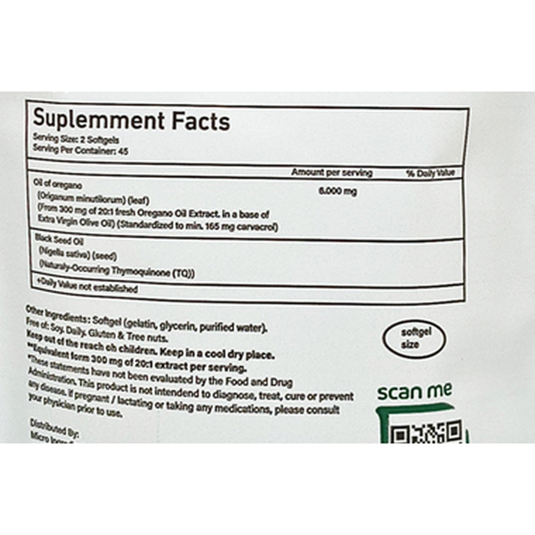 La tabla nutricional real impresa en el envase